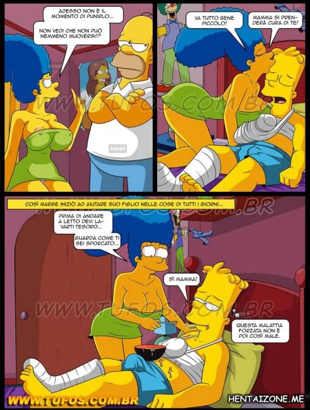 Hentai Simpson - Bart ferito  (3/11)